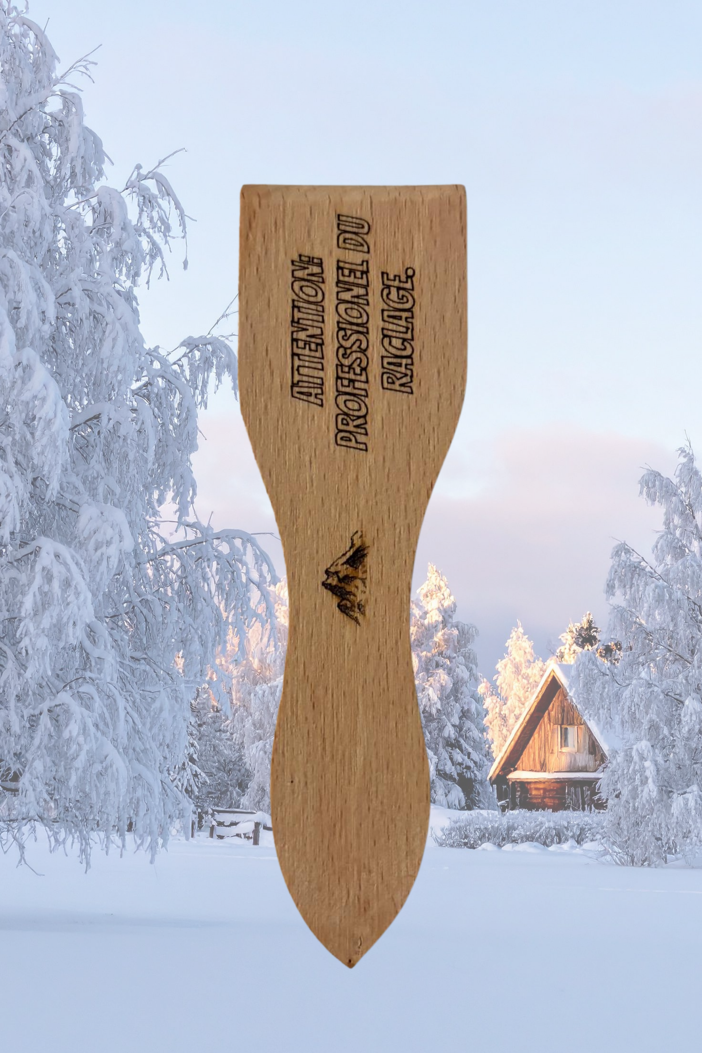 Spatules à raclette gravées