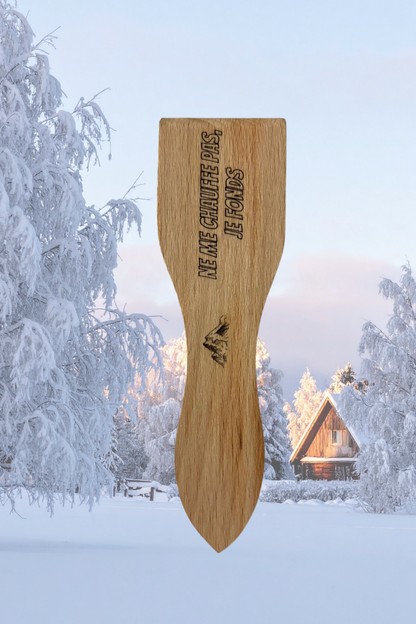 Spatules à raclette gravées