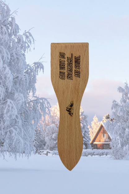 Spatules à raclette gravées