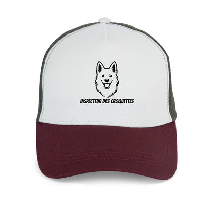 Casquette berger inspecteur des croquettes (version trucker écoresponsable) - face_0