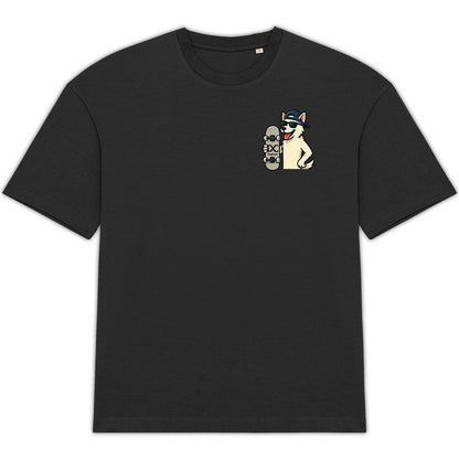 T-shirt unisexe oversize dogcool en skate - face_3